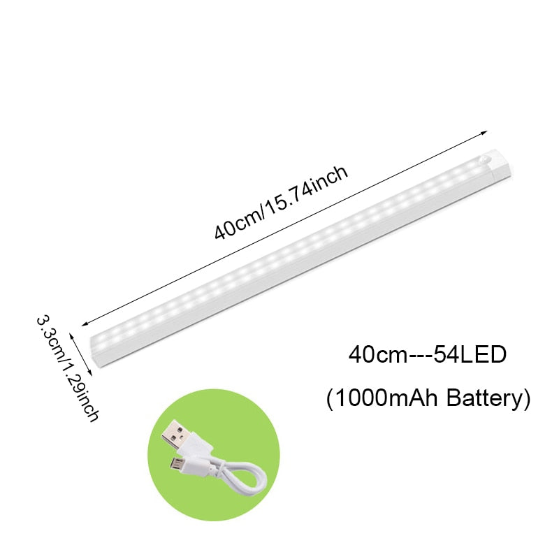 Lampada para colocar no armário, cabeçeira aonde quiser com sensor de movimento