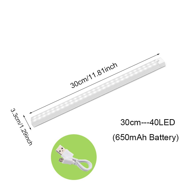 Lampada para colocar no armário, cabeçeira aonde quiser com sensor de movimento